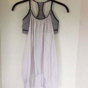 Lululemon Black and white tank top